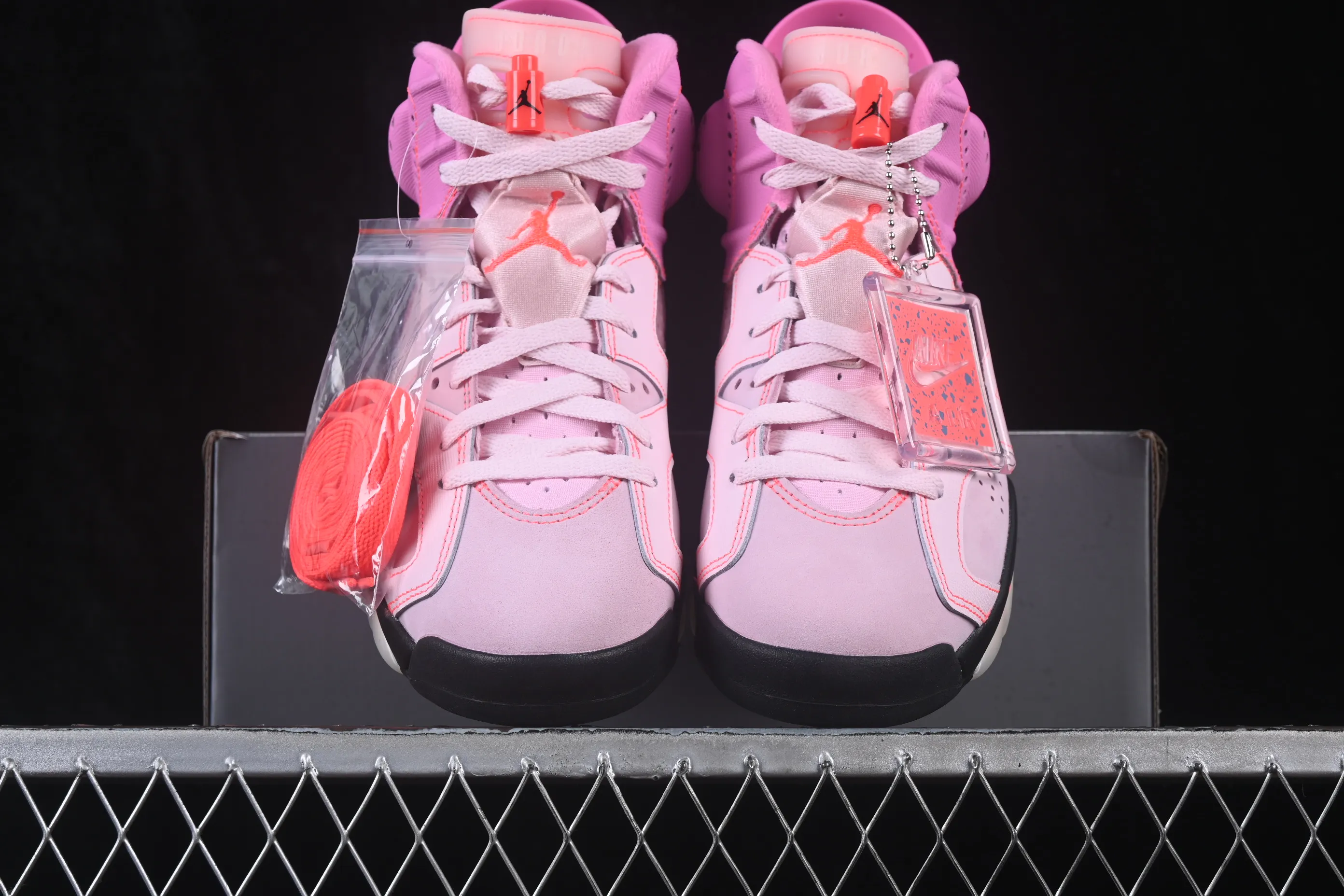 All categories Air Jordan Jordan series basketball shoes Air Jordan 6 OG version Awake NY x Air Jordan 6 "Playful Pink" AJ6 Joe 6 playful pink IQ5706-600
